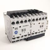 Allen-Bradley, 104-K Mini Reversing Contactors, Screw Type Terminals, 12 A, System Control Voltage: 110V 50Hz/120V 60Hz, 3 N.O. Main Contacts, 1 N.C. Auxiliary Contact