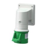 SOCKET OUTLET 3P+E IP44 16A 10h >50V AC