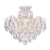 Modern Chabrol Chandelier Silver