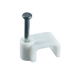 Cable clip FlopP7/4,5 white