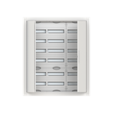 CU36V ComfortLine Compact distribution board, Flush mounting, 216 SU, Isolated (Class II), IP30, Rows: 6, 1014 mm x 865 mm x 125 mm