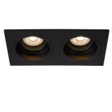 EMBED Recessed spotlight GU10 2x50W Black