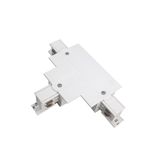 SPS Recessed connector T left, white  SPECTRUM