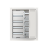 CU24VML ComfortLine Compact distribution board, Flush mounting, 48 SU, Isolated (Class II), IP30, Rows: 4, 714 mm x 615 mm x 125 mm