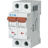 Miniature circuit breaker (MCB), 4 A, 2p, characteristic: C