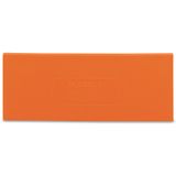 Separator plate 2 mm thick oversized orange