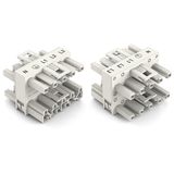 3-way distribution connector 5-pole Cod. A white