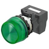 M22N Indicator, Plastic projected, Green, Green, 24 V, push-in termina A2265043M