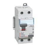 Bipolar differential switch - 2P - type AC 30mA high inlet/low outflow 63A