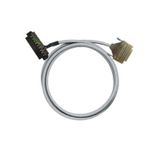 PLC-wire, Analogue signals, 25-pole, Cable LiYCY, 2.5 m, 0.25 mm²