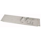 Mounting plate, +mounting kit, vertical, empty, HxW=150x600mm