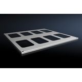 VX Roof plate, WD: 800x800 mm, for cable entry glands