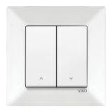 Meridian White Blind Control Switch