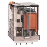 Allen-Bradley 700-HB33A1-3 GP Tall Square Base Relay, 120V 50/60Hz, 10 Amp standard Contact, 15 Amp standard Contact, 3 Changeover Contacts (Three P, Psh-To-Test &Mnl Ovrrd funct.