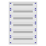 Distribution board insert KVN 60mm, 3-24K, 6-rows