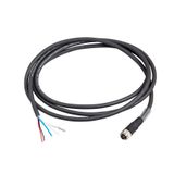 CAN CABLE,ANGLED,M12-B,MALE-FEMALE, 2M