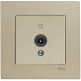 Novella Bronze TV Socket Terminated