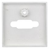 VGA connector cover, silver