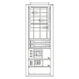 Segment door B3/H600 Emax E3 middle