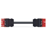 pre-assembled interconnecting cable;Eca;Socket/plug;red
