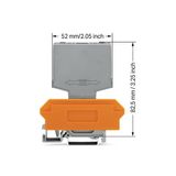 Relay module Nominal input voltage: 110 VDC 1 changeover contact gray