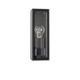 Anthracite Die-Casting Aluminium & Clear Glass LED E27 1x12 Watt 220-240 Volt Bulb Excluded IP65 L: 8.6 W: 9 H: 25.8 cm