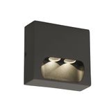 Wall light dark grey L:100 Poros