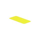 Device marking, halogen-free, Self-adhesive, 27 mm, Polyester, yellow