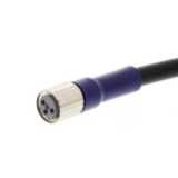 Sensor cable, M8 straight socket (female), 3-poles, PVC standard cable XS3F0177M