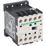 TeSys K contactor, 3P, AC-3 440V 6 A, 1NO aux., 110V AC coil