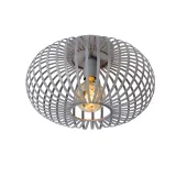 MANUELA Ceiling Light 1xE27 O40cm Grey