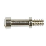 D Sub Male Screw lock 4-40 UNC beige cap