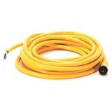 Allen-Bradley, 889N-F4AF-6F, Mini/Mini Plus, Female, Straight, 4-Pin, PVC Cable, Yellow, Unshielded, IEC Color Coded, No Connector, 6 feet (1.83 meters)