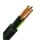 PVC Sheathed Wire YMS -J 4x16 black, fine stranded