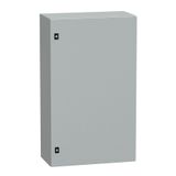 Spacial CRN plain door with mount.plate. H1000xW600xD300 IP66 IK10 RAL7035..