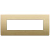 Classic plate 7M metal brushed brass