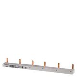 Pin busbar 3PH 10 mm2, 12 MW gray, ...