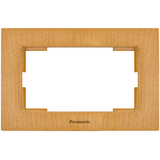 Karre Plus Accessory Wooden - Oak Two Gang Flush Mounted Frame