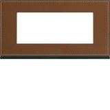 GALLERY FRAME 5 F. SINGLE COFFEE LEATHER