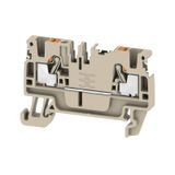 Feed-through terminal block, PUSH IN, 2.5 mm², 800 V, 24 A, Number of 