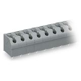 PCB terminal block push-button 1.5 mm² gray