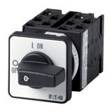 Step switches, T0, 20 A, flush mounting, 5 contact unit(s), Contacts: 9, 60 °, maintained, Without 0 (Off) position, 1-3, Design number 15270