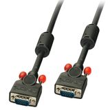 VGA Cable M/M, black 1m 15 Way Male to 15 Way Male