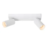 Lucide CLUBS - Ceiling spotlight - 2xGU10 - White