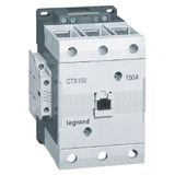 3-pole contactors CTX³ 150 - 150 A - 24 V= - 2 NO + 2 NC - screw terminals