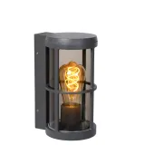 Lucide NAVI - Wall light Outdoor - 1xE27 - IP54 - Anthracite