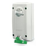 INTERLOCKED SOCKET 3P+E IP67 32A 2h >50V