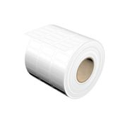 Device marking, Self-adhesive, halogen-free, 26 mm, Polyester, white