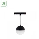 SYSTEM SHIFT BASIC - GLOBE P BALL LUMINAIRE SUSPENDED 90MM 10W  4000K BLACK