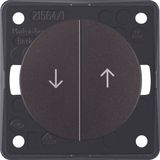 Blind series push-button impr symbol arrows, Integro - Design Flow/Pur